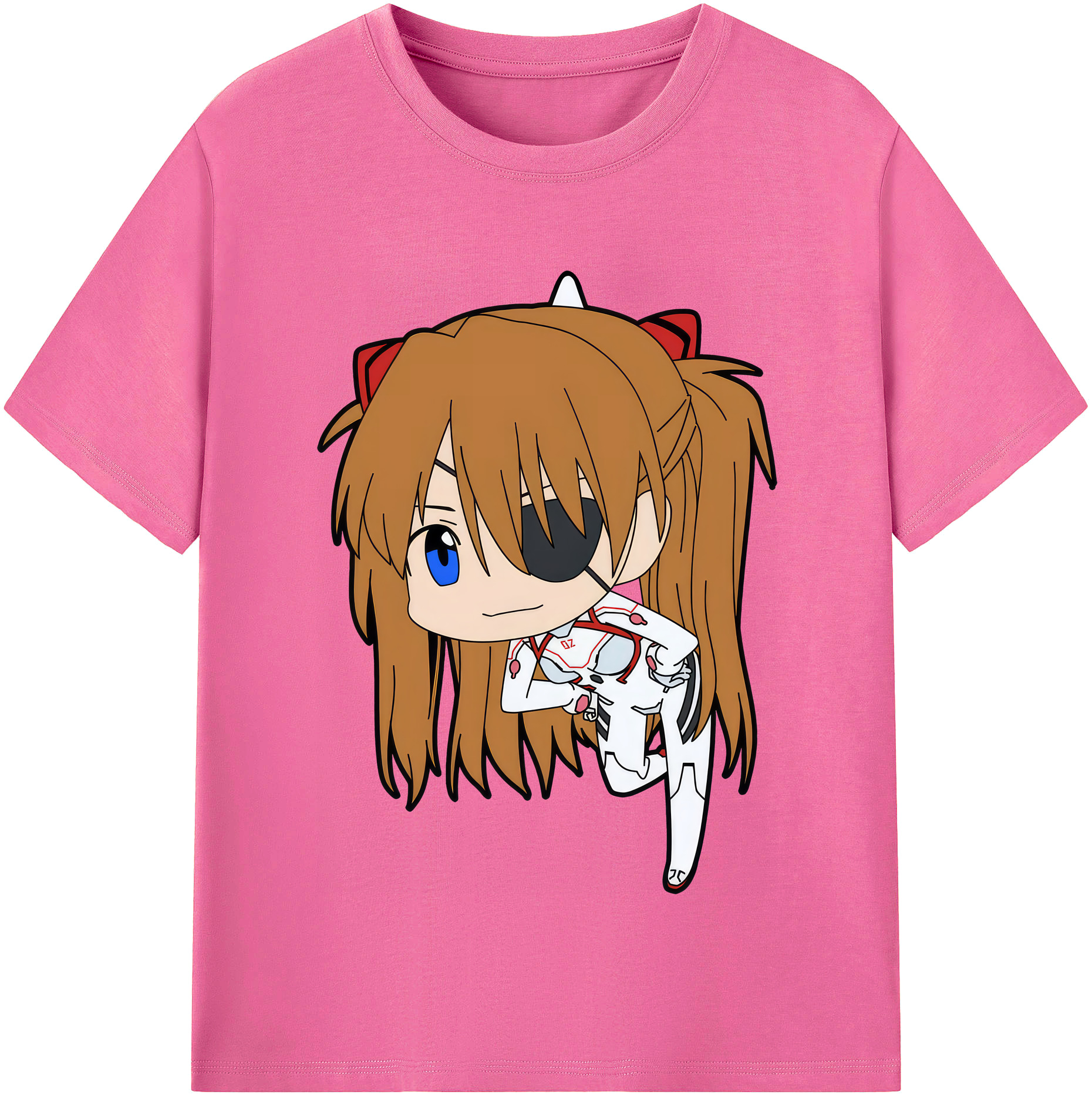 （画像用） EVA 新世紀エヴァンゲリオン レディースカジュアルプリントTシャツ（綿100％）